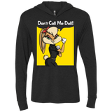 T-Shirts Vintage Black / X-Small Lola Dont Call me Doll Triblend Long Sleeve Hoodie Tee