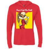 T-Shirts Vintage Red / X-Small Lola Dont Call me Doll Triblend Long Sleeve Hoodie Tee