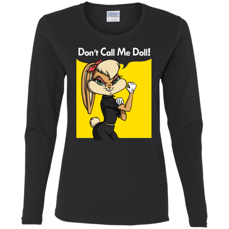 T-Shirts Black / S Lola Dont Call me Doll Women's Long Sleeve T-Shirt