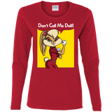 T-Shirts Red / S Lola Dont Call me Doll Women's Long Sleeve T-Shirt