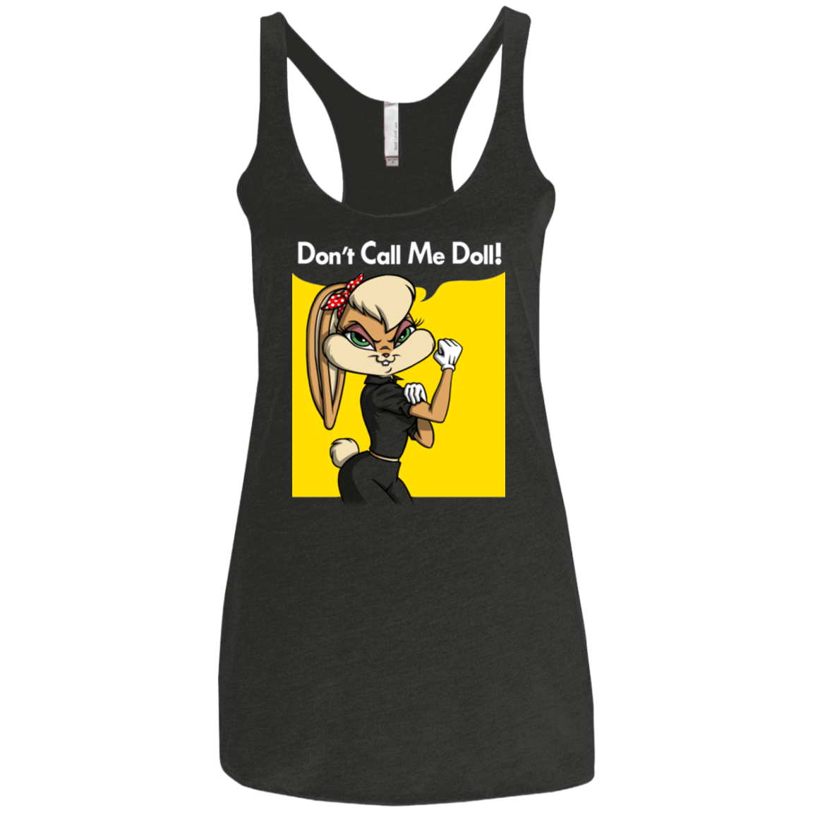 T-Shirts Vintage Black / X-Small Lola Dont Call me Doll Women's Triblend Racerback Tank