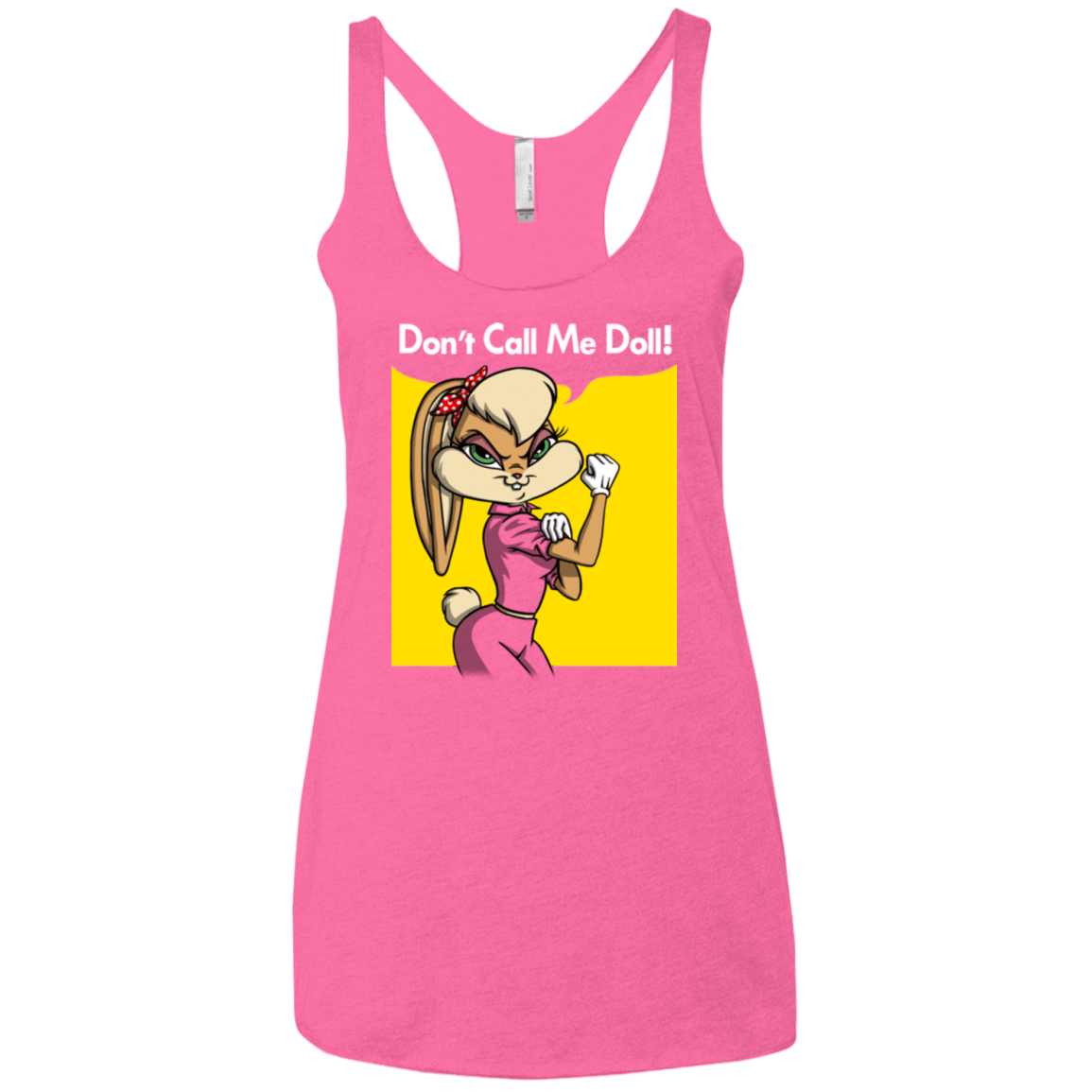 T-Shirts Vintage Pink / X-Small Lola Dont Call me Doll Women's Triblend Racerback Tank
