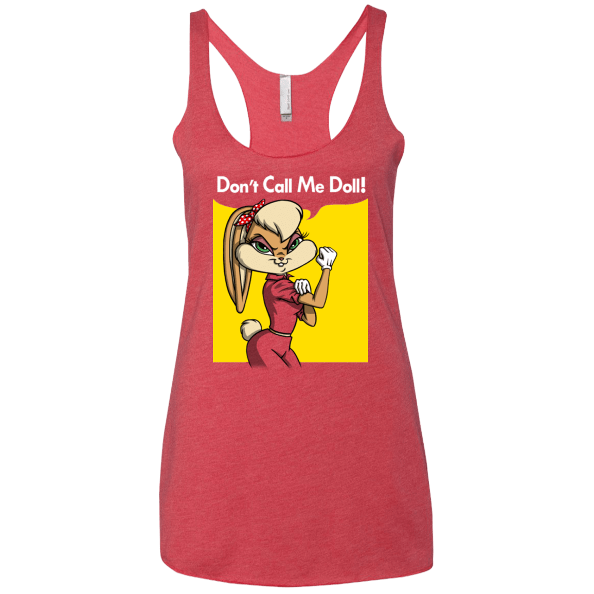 T-Shirts Vintage Red / X-Small Lola Dont Call me Doll Women's Triblend Racerback Tank