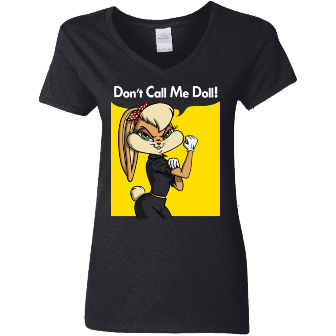 T-Shirts Black / S Lola Dont Call me Doll Women's V-Neck T-Shirt