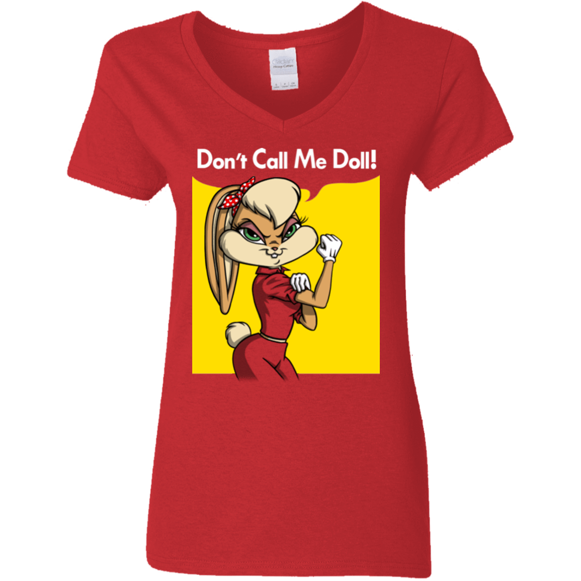 T-Shirts Red / S Lola Dont Call me Doll Women's V-Neck T-Shirt