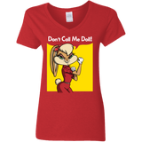 T-Shirts Red / S Lola Dont Call me Doll Women's V-Neck T-Shirt