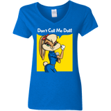 T-Shirts Royal / S Lola Dont Call me Doll Women's V-Neck T-Shirt