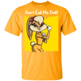 T-Shirts Gold / YXS Lola Dont Call me Doll Youth T-Shirt