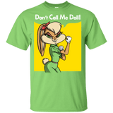 T-Shirts Lime / YXS Lola Dont Call me Doll Youth T-Shirt