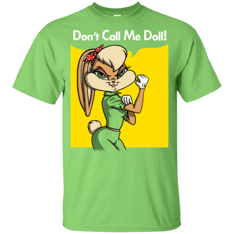 T-Shirts Lime / YXS Lola Dont Call me Doll Youth T-Shirt