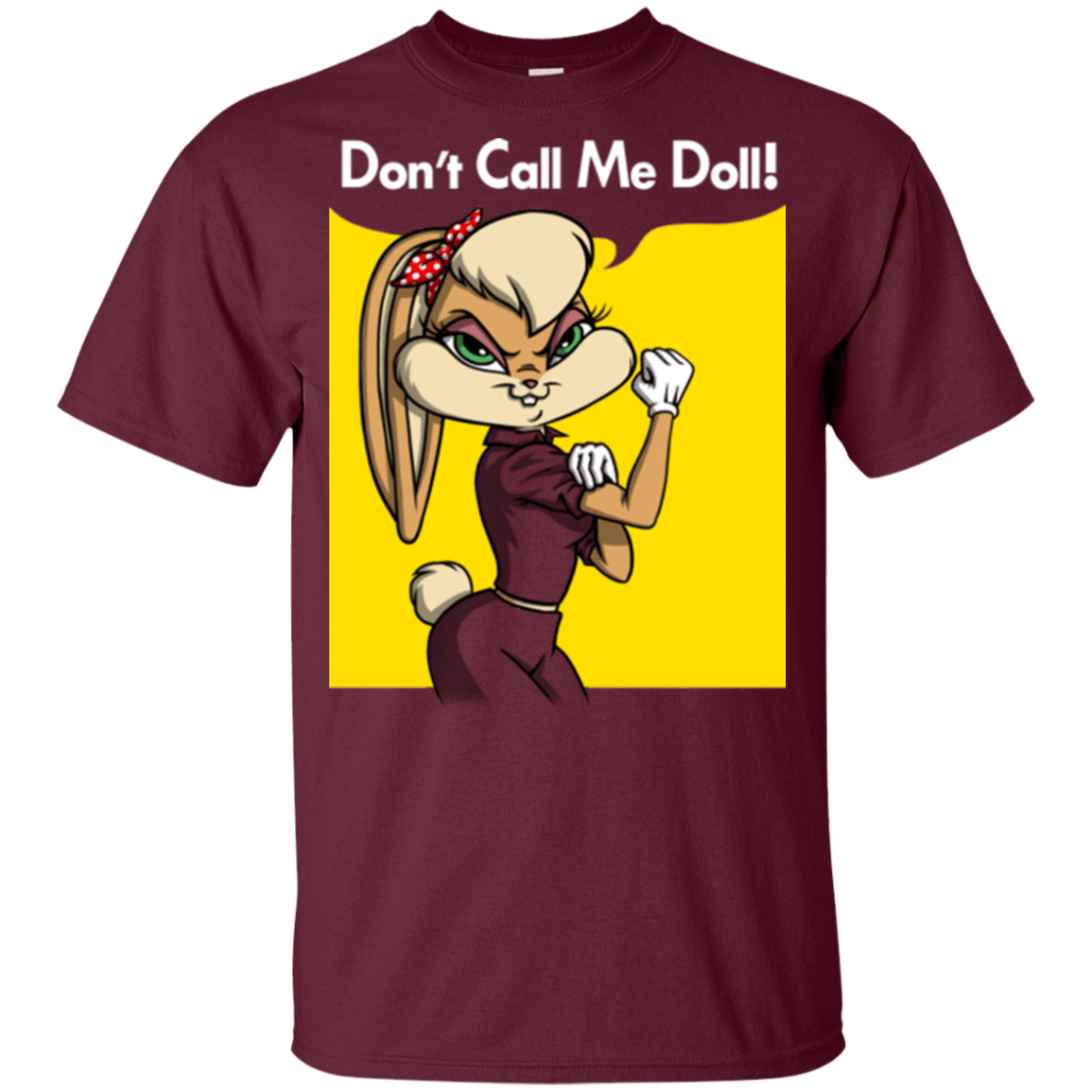 T-Shirts Maroon / YXS Lola Dont Call me Doll Youth T-Shirt