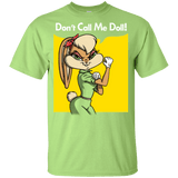 T-Shirts Mint Green / YXS Lola Dont Call me Doll Youth T-Shirt