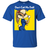 T-Shirts Royal / YXS Lola Dont Call me Doll Youth T-Shirt