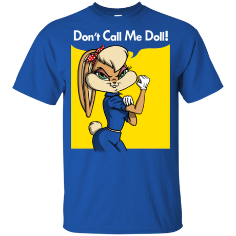 T-Shirts Royal / YXS Lola Dont Call me Doll Youth T-Shirt