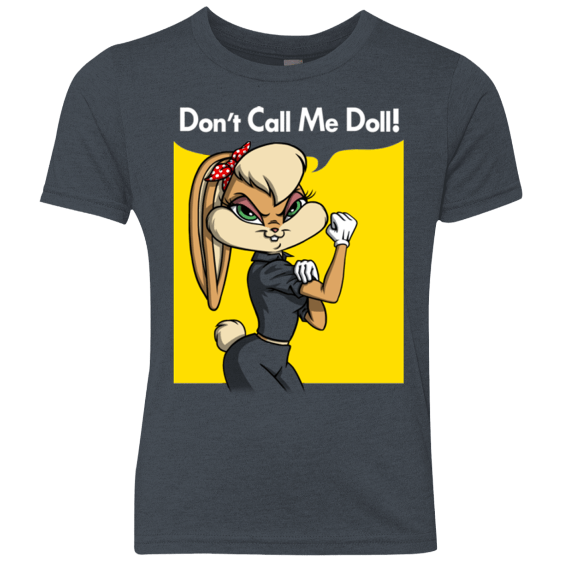 T-Shirts Vintage Navy / YXS Lola Dont Call me Doll Youth Triblend T-Shirt