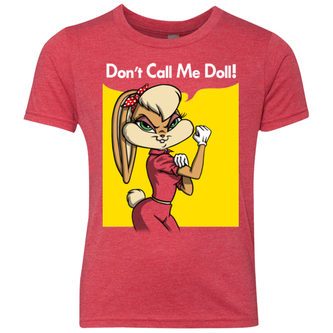 T-Shirts Vintage Red / YXS Lola Dont Call me Doll Youth Triblend T-Shirt