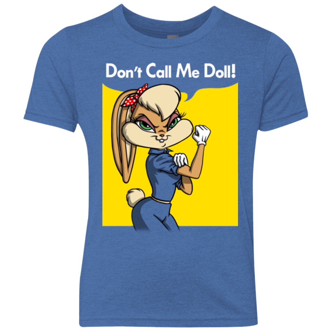 T-Shirts Vintage Royal / YXS Lola Dont Call me Doll Youth Triblend T-Shirt