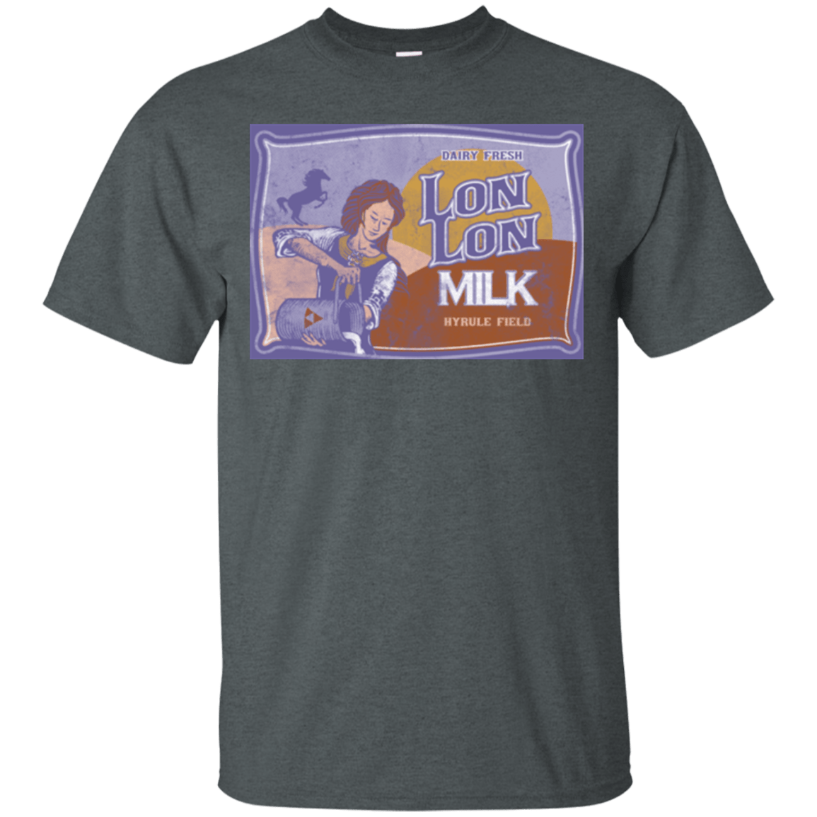 T-Shirts Dark Heather / Small Lon Lon Milk T-Shirt