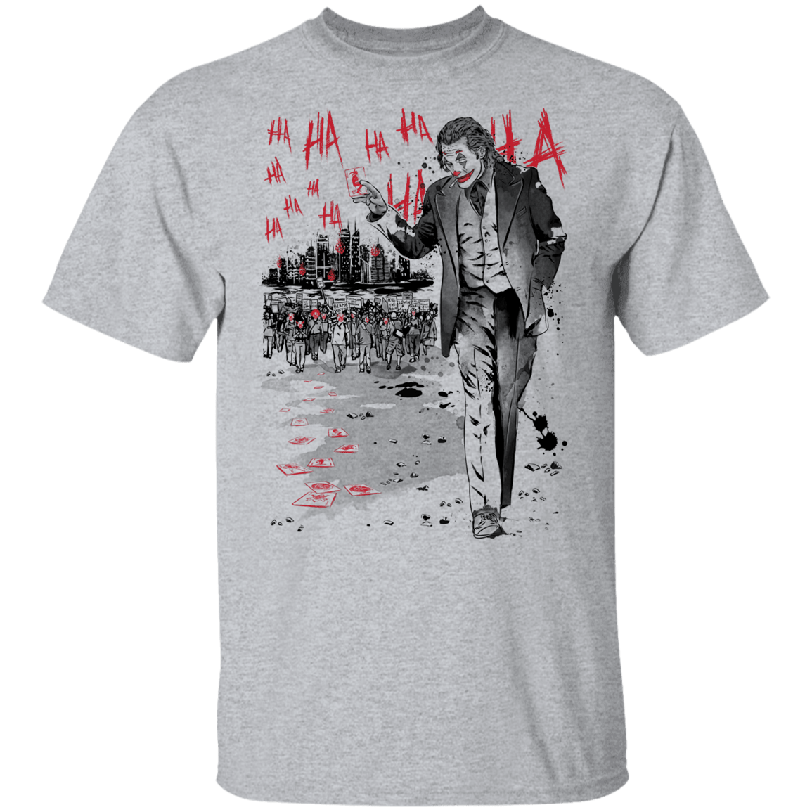 T-Shirts Sport Grey / YXS Lone Comedian and Cubs Youth T-Shirt