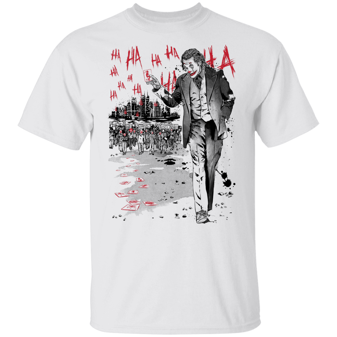 T-Shirts White / YXS Lone Comedian and Cubs Youth T-Shirt