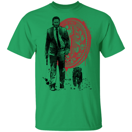 T-Shirts Irish Green / S Lone Hitman and Cub T-Shirt