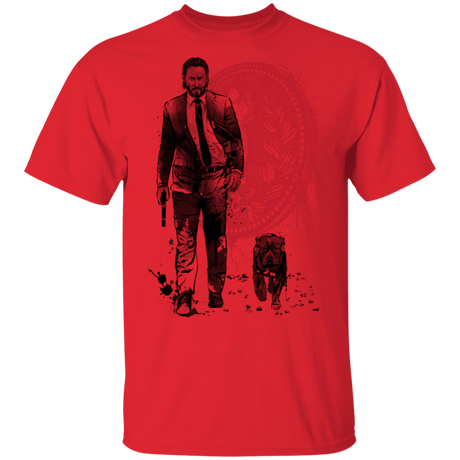 T-Shirts Red / S Lone Hitman and Cub T-Shirt