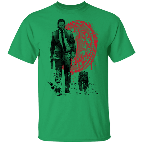 T-Shirts Irish Green / YXS Lone Hitman and Cub Youth T-Shirt