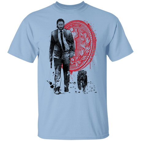 T-Shirts Light Blue / YXS Lone Hitman and Cub Youth T-Shirt