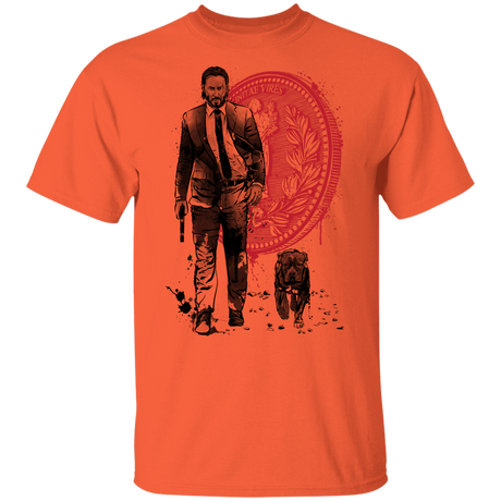T-Shirts Orange / YXS Lone Hitman and Cub Youth T-Shirt