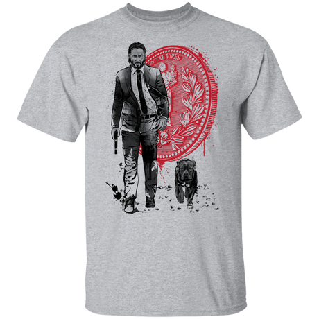 T-Shirts Sport Grey / YXS Lone Hitman and Cub Youth T-Shirt