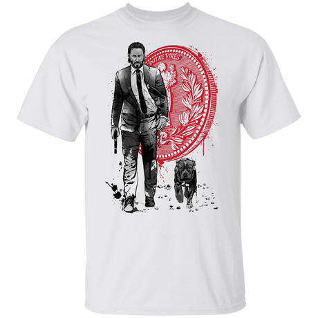 T-Shirts White / YXS Lone Hitman and Cub Youth T-Shirt