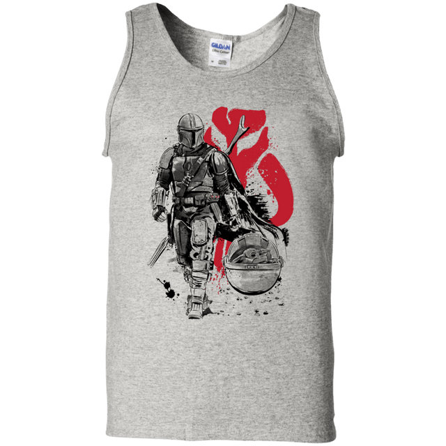 T-Shirts Ash / S Lone Hunter and Cub Men's Tank Top