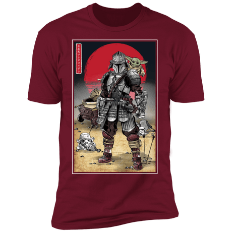 T-Shirts Cardinal / S Lone Ronin and Cub Men's Premium T-Shirt