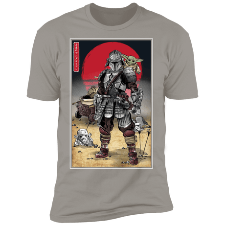 T-Shirts Light Grey / S Lone Ronin and Cub Men's Premium T-Shirt