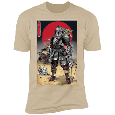 T-Shirts Sand / S Lone Ronin and Cub Men's Premium T-Shirt