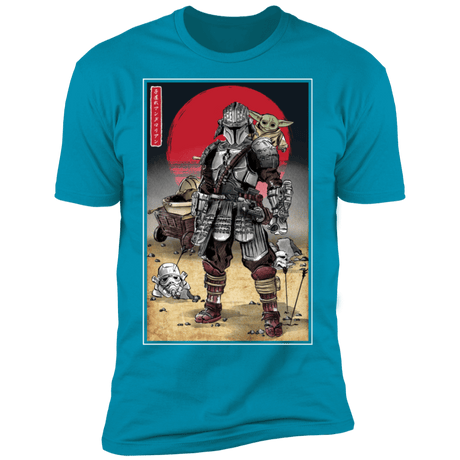 T-Shirts Turquoise / S Lone Ronin and Cub Men's Premium T-Shirt
