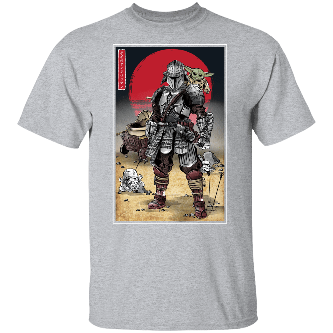 T-Shirts Sport Grey / YXS Lone Ronin and Cub Youth T-Shirt