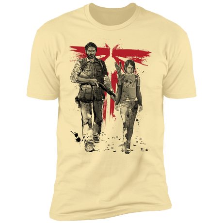 T-Shirts Banana Cream / S Lone Survivor and Cub Men's Premium T-Shirt