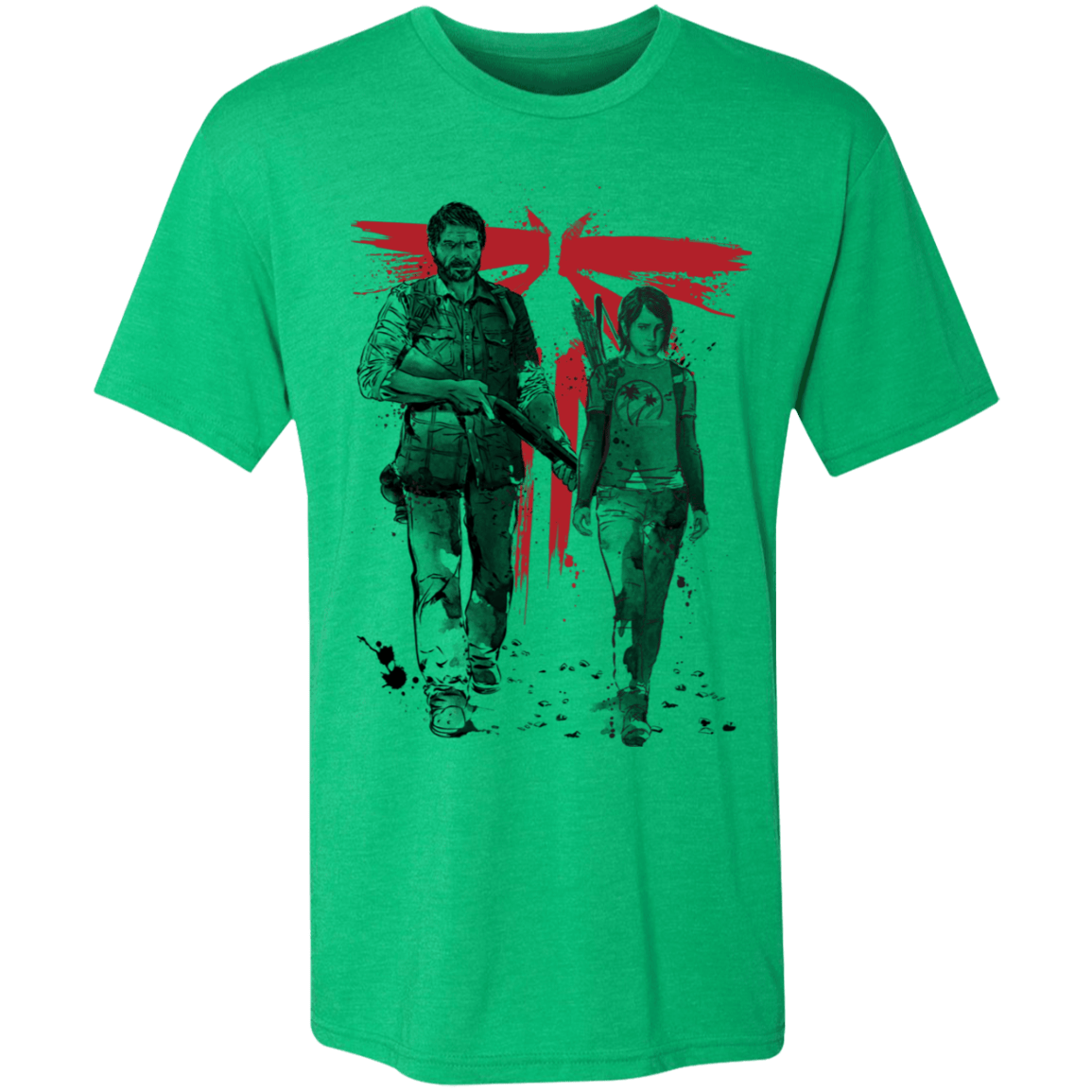 T-Shirts Envy / S Lone Survivor and Cub Men's Triblend T-Shirt