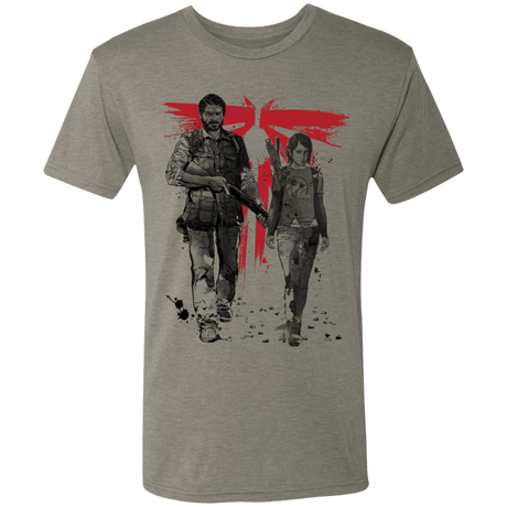 T-Shirts Venetian Grey / S Lone Survivor and Cub Men's Triblend T-Shirt