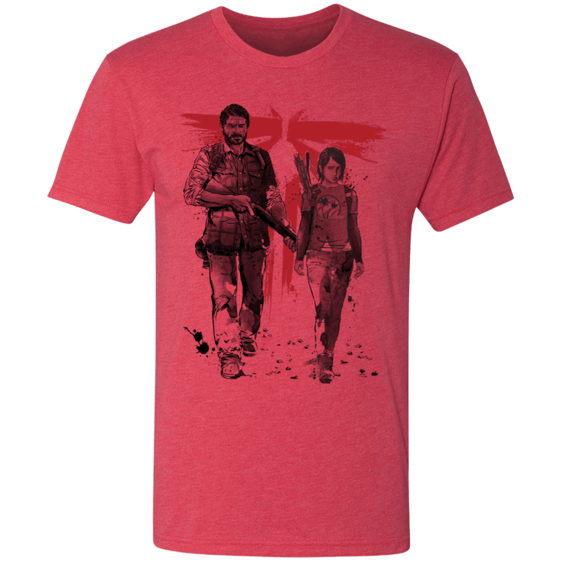 T-Shirts Vintage Red / S Lone Survivor and Cub Men's Triblend T-Shirt