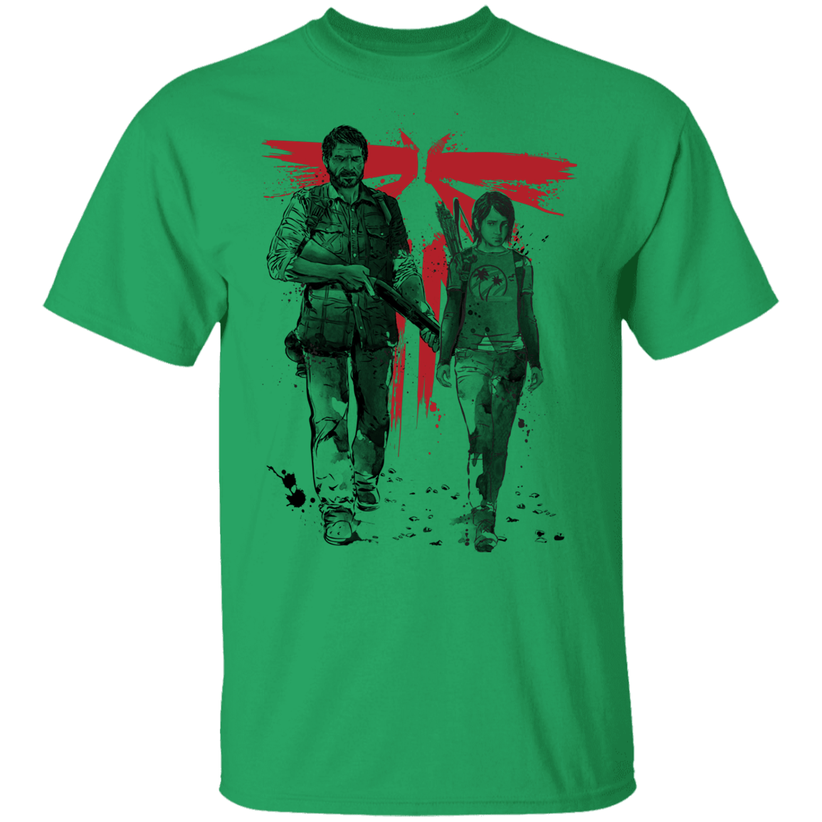 T-Shirts Irish Green / YXS Lone Survivor and Cub Youth T-Shirt