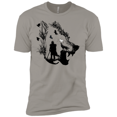 T-Shirts Light Grey / YXS Lone wolf Boys Premium T-Shirt