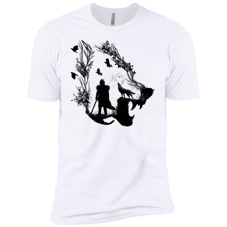 T-Shirts White / YXS Lone wolf Boys Premium T-Shirt