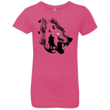 T-Shirts Hot Pink / YXS Lone wolf Girls Premium T-Shirt