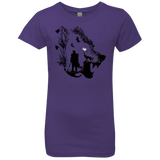 T-Shirts Purple Rush / YXS Lone wolf Girls Premium T-Shirt