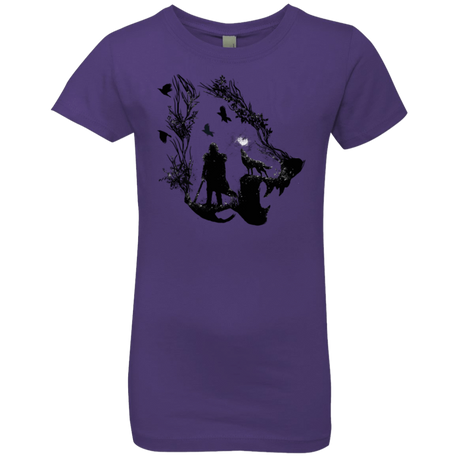 T-Shirts Purple Rush / YXS Lone wolf Girls Premium T-Shirt