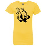 T-Shirts Vibrant Yellow / YXS Lone wolf Girls Premium T-Shirt