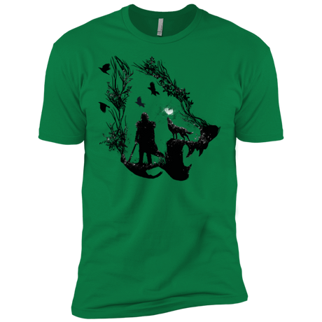 T-Shirts Kelly Green / X-Small Lone wolf Men's Premium T-Shirt