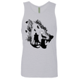 T-Shirts Heather Grey / Small Lone wolf Men's Premium Tank Top